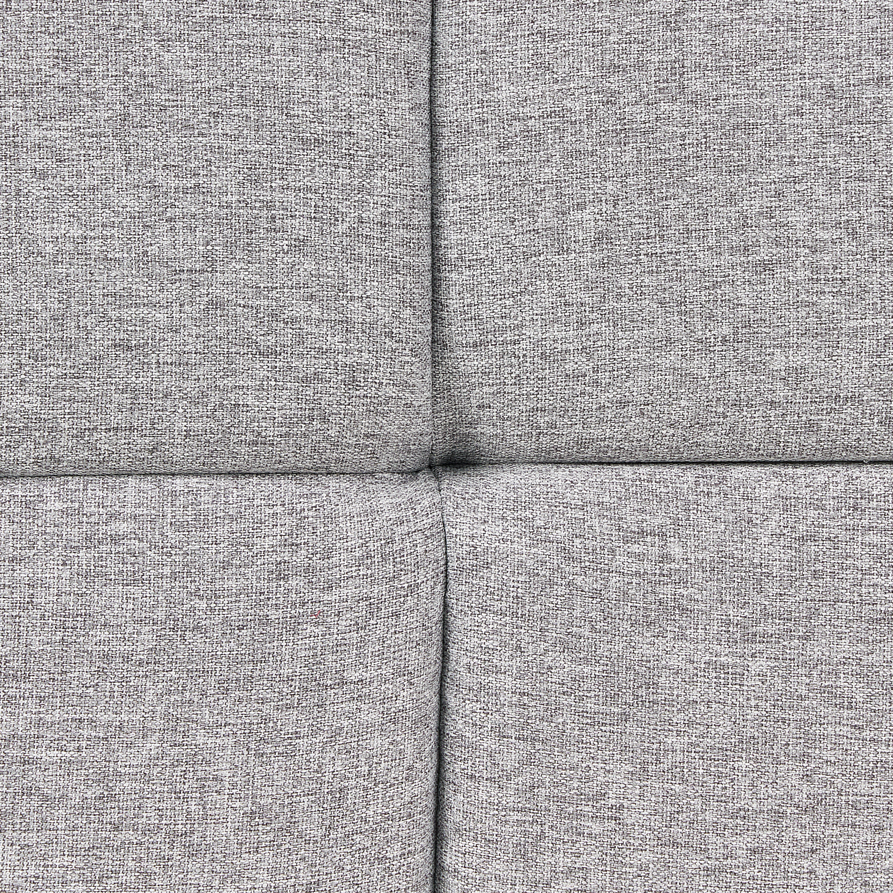 Beliani - MULLOLA - Driezitsbank - Lichtgrijs - Polyester