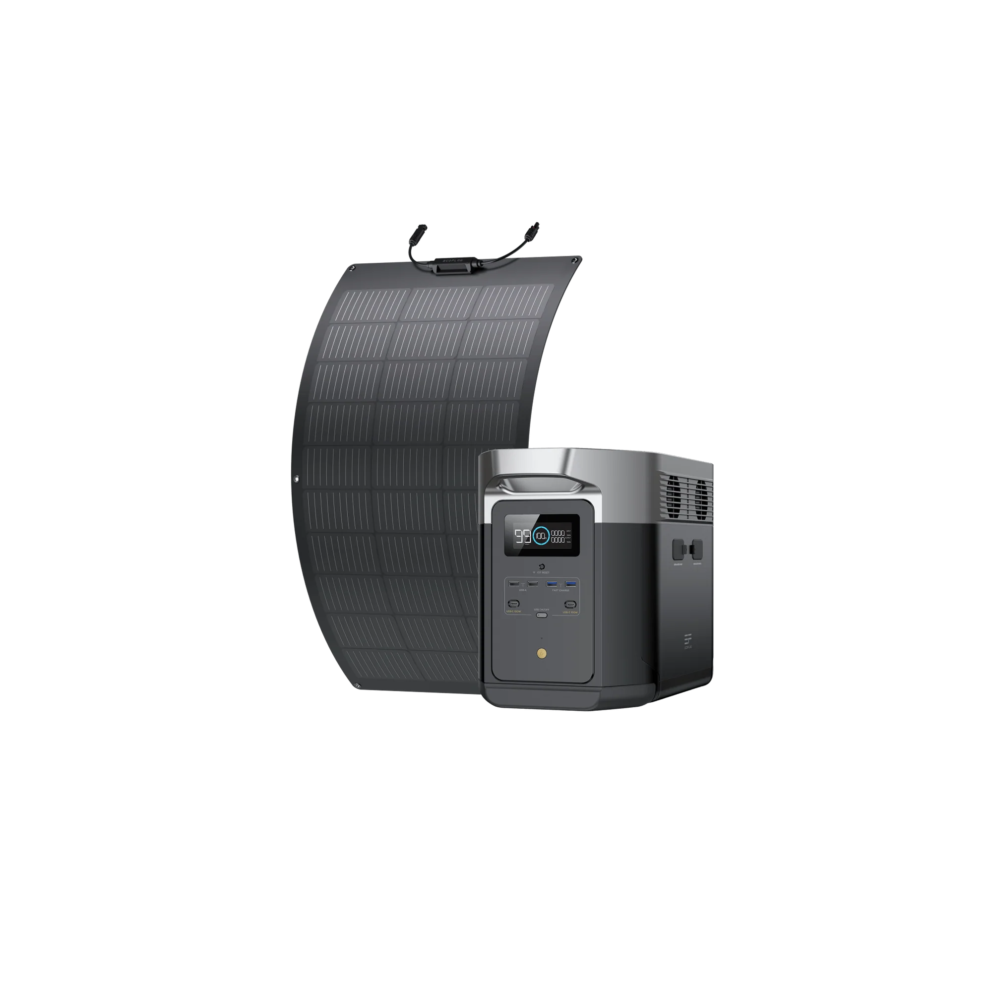 EcoFlow DELTA Max Solargenerator (Flexibler PV100W)