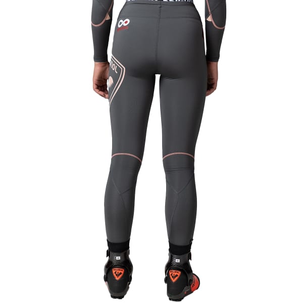 Collant ski de fond ROSSIGNOL W INFINI COMPRESSION RACE TIGHTS ONYX GREY