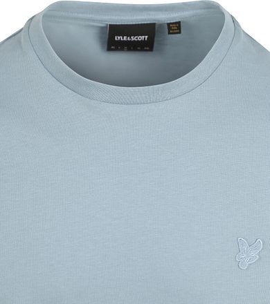 Lyle and Scott T-shirt Plain Ash Blauw TS400TON-X745 kopen