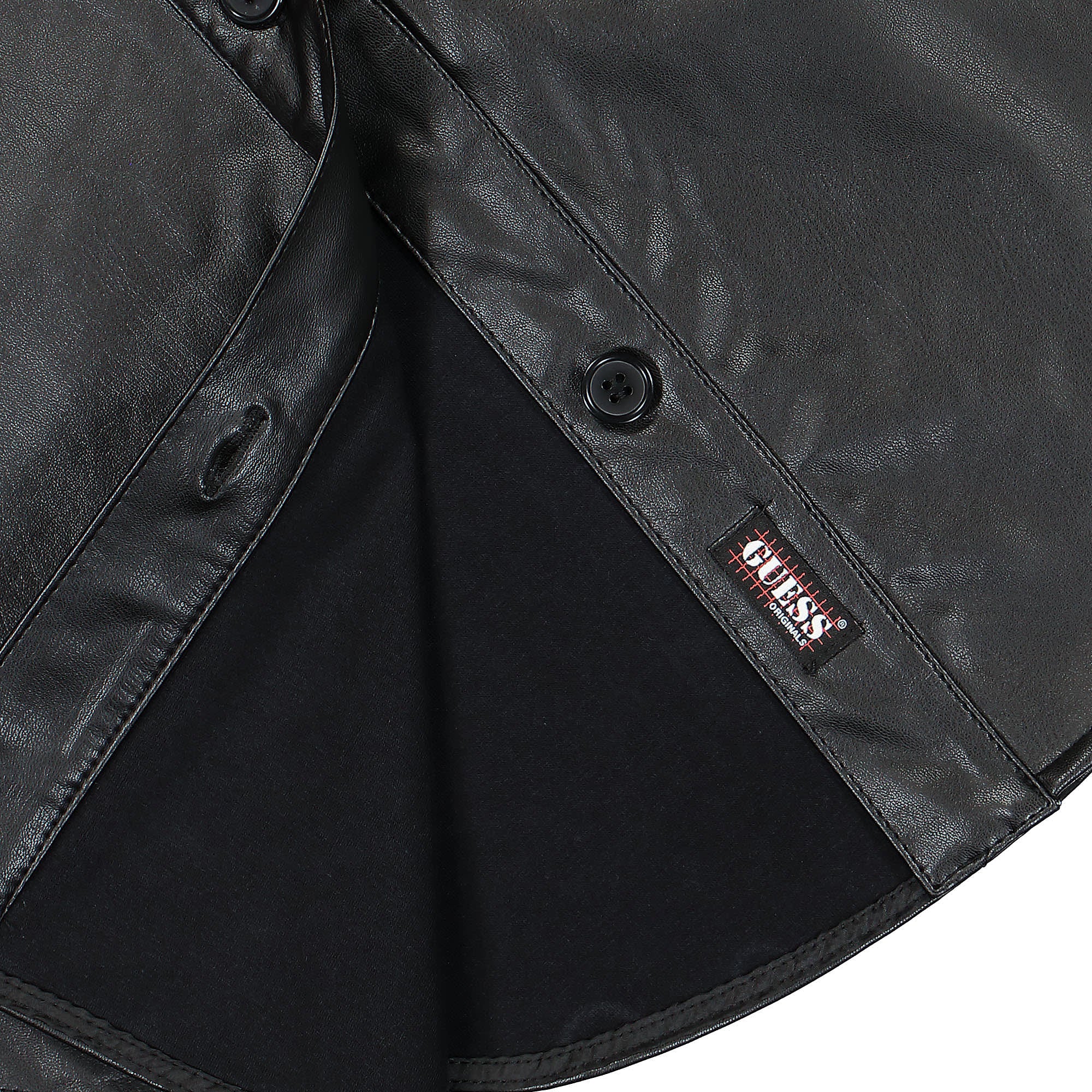 GUESS Originals<br>Wmns Go Nicole PU Leather Shirt