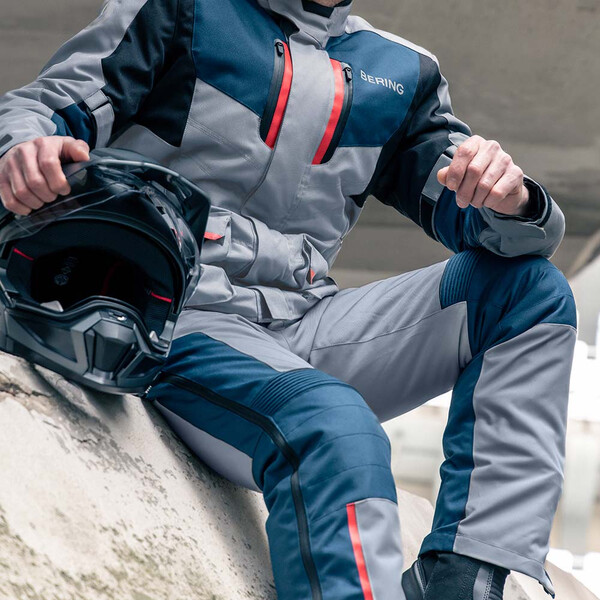 Bering - Pantalon Siberia Gris / Bleu / Rouge