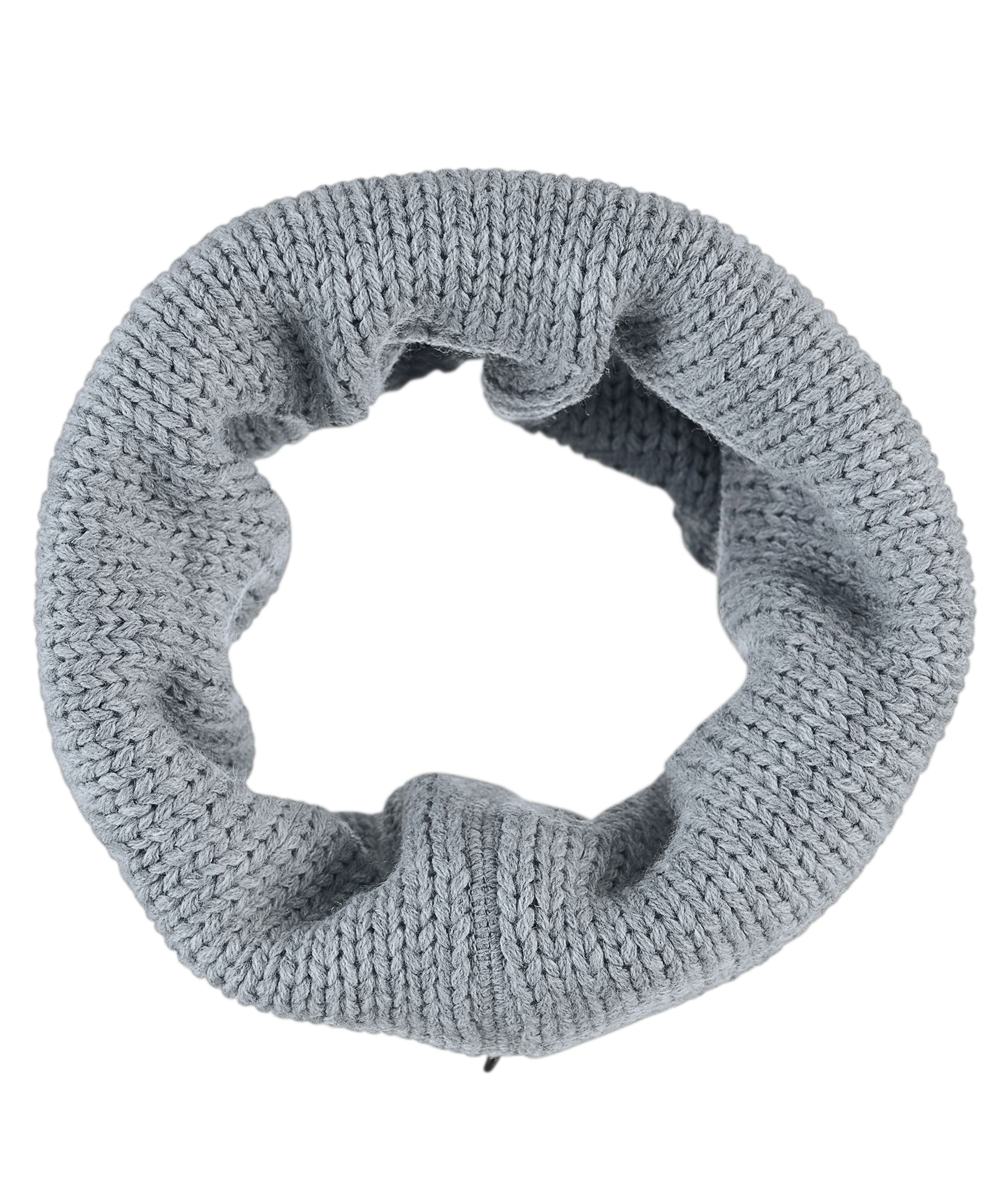 Schlupfschal STRICK in silber melange
