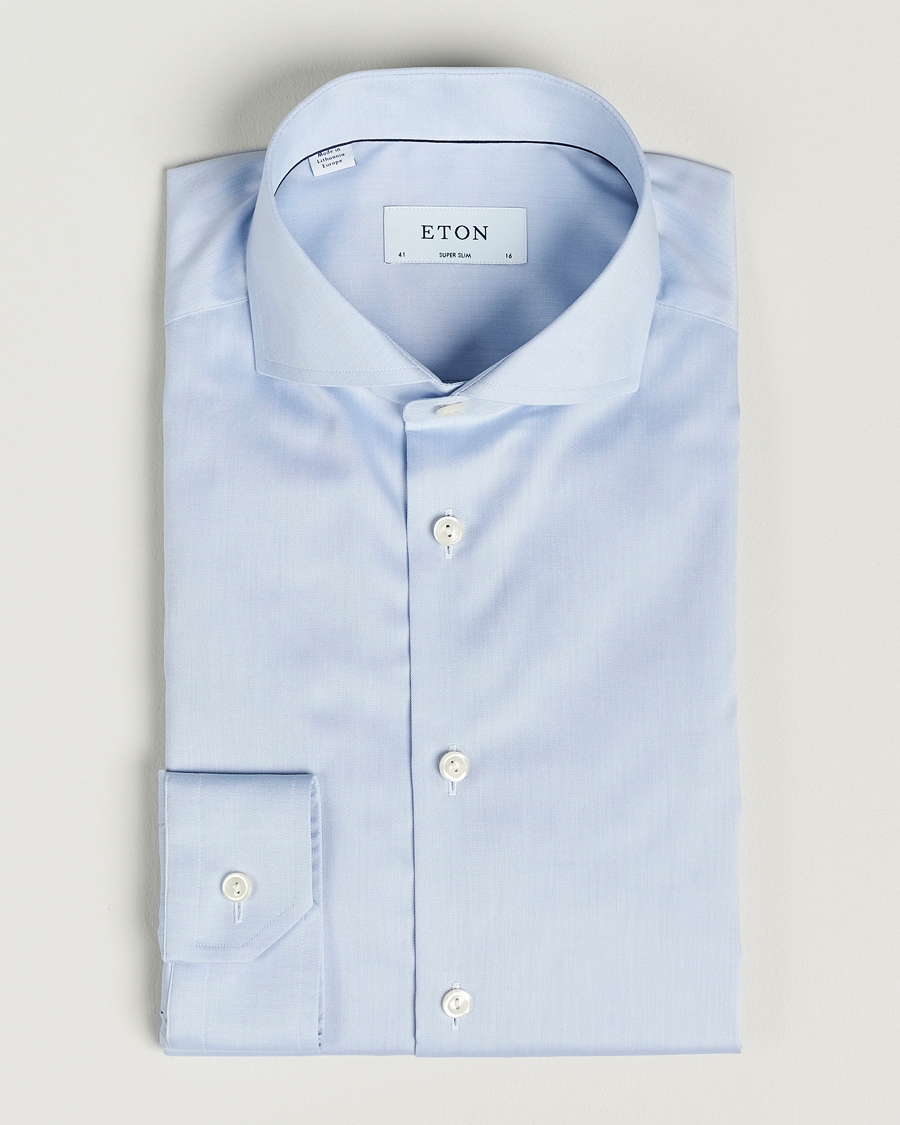 Eton Super Slim Fit Shirt Blue