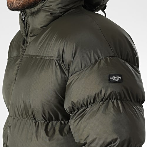 Doudoune Longue A Capuche 2190Max Vert Kaki