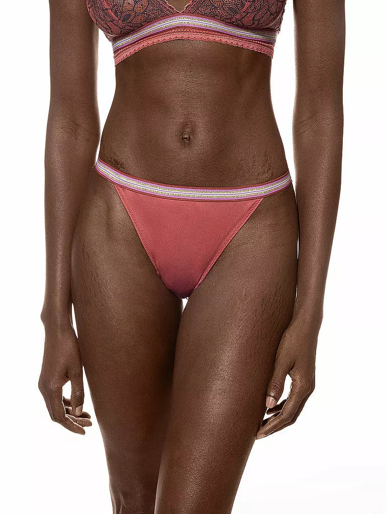 MEY Tanga POETRY GLAM marsala red orange