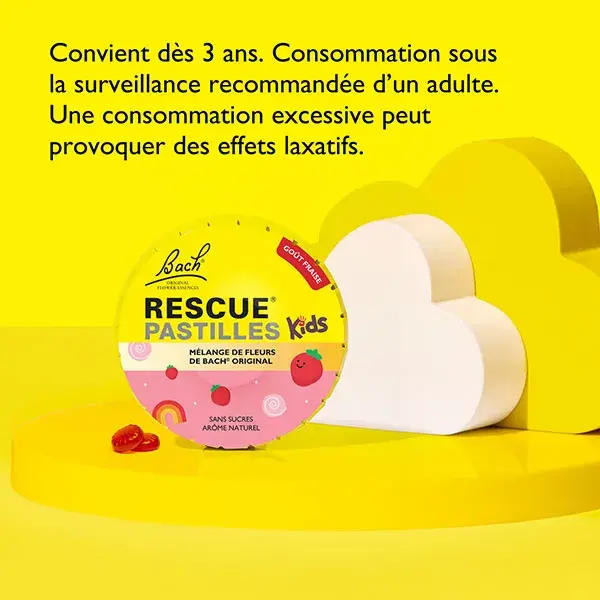 RESCUE Kids – Pastilhas Infantis Sabor Morango