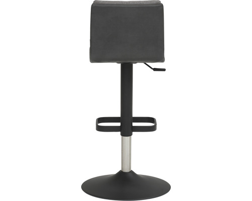 Barkruk Mayer Zitmeubelen 1211 44 x 47 x 80 cm Staal zwart/antraciet + grijs