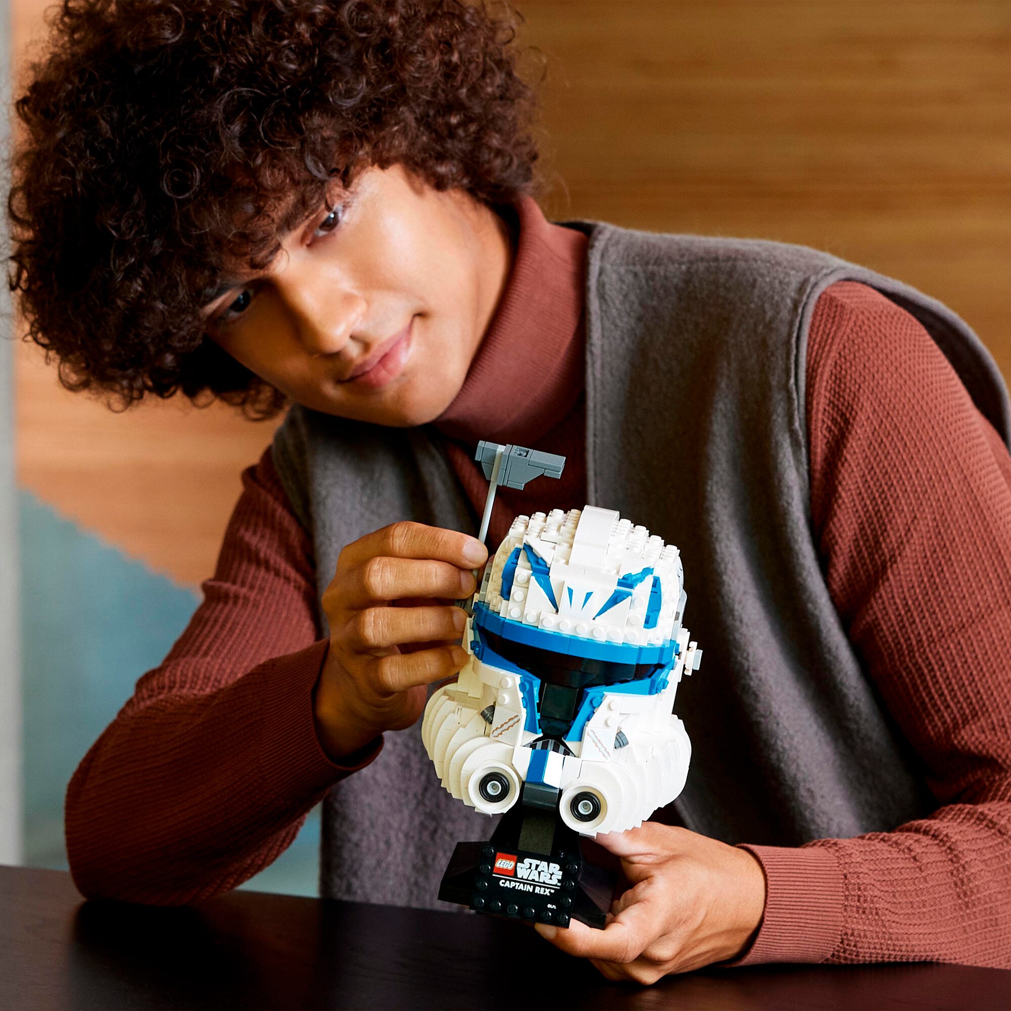 LEGO Konstruktionsspielzeug Star Wars Captain Rex Helm