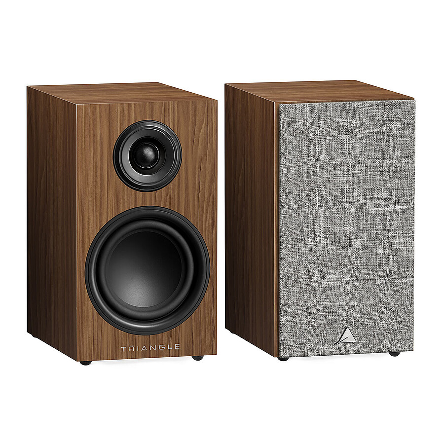Denon RCD-N12DAB Blanc + Triangle Elara LN01 Chêne avec double grille