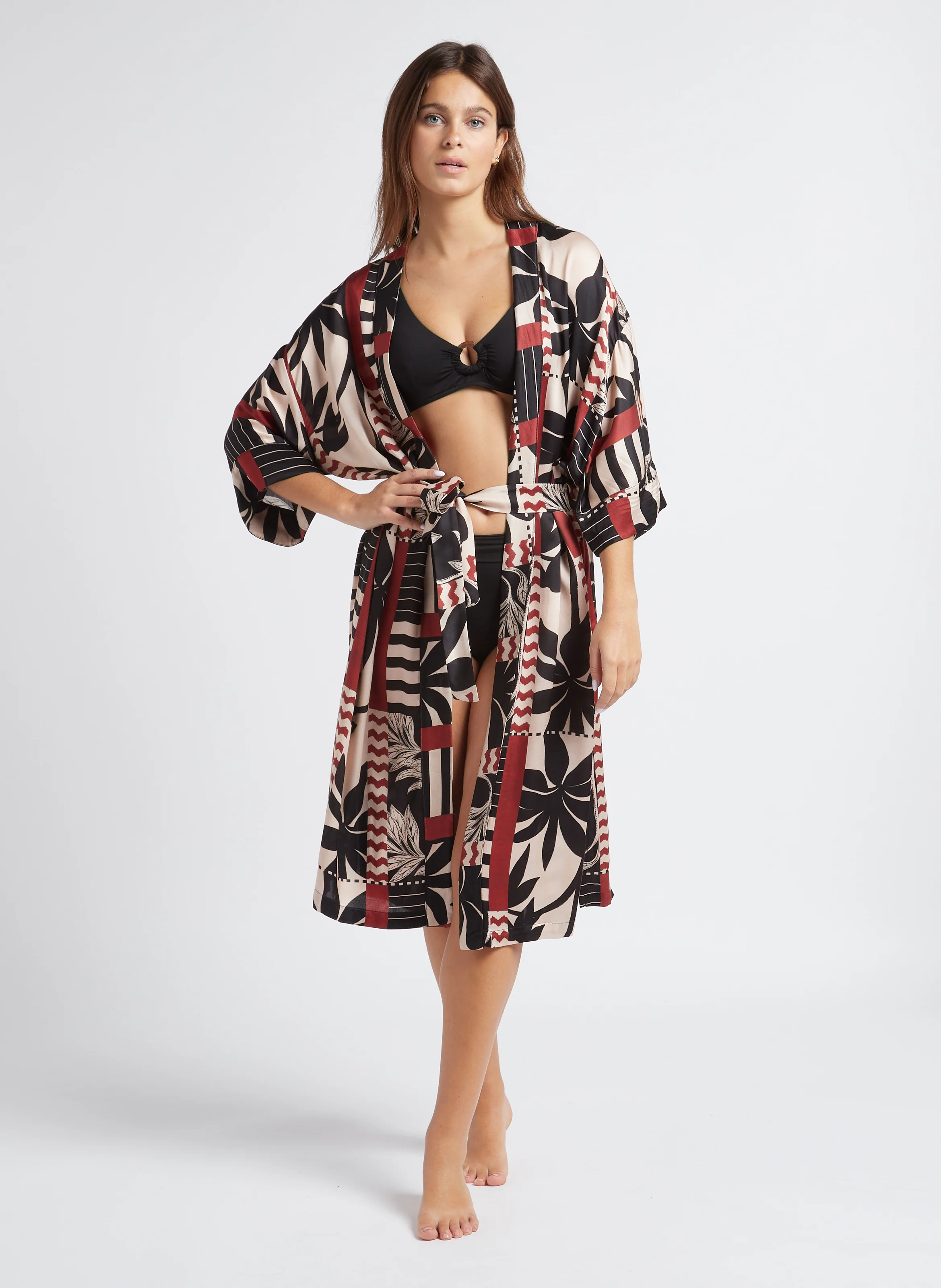 CELEBES - Bas de maillot de bain taille haute| Noir