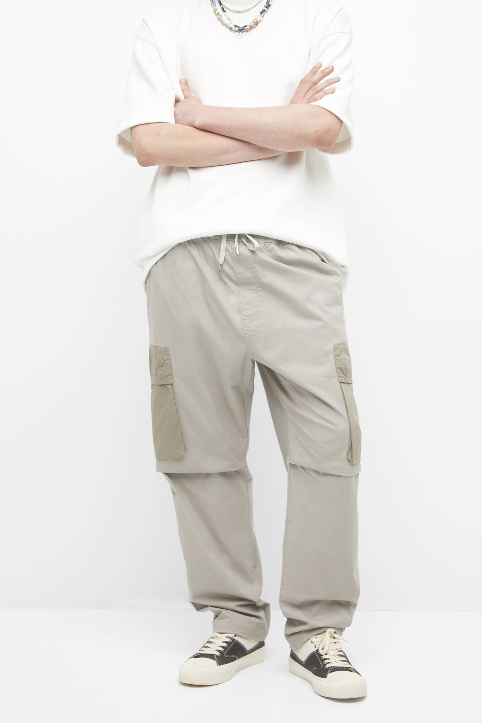 Calça cargo jogger - Ice
