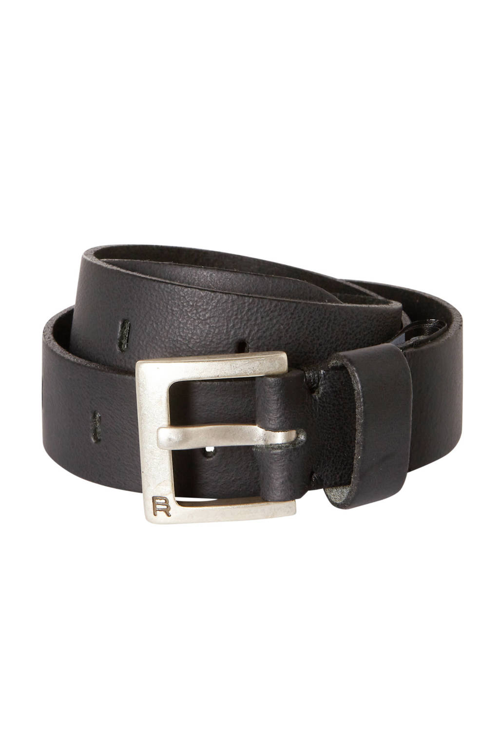 WE Fashion leren riem zwart