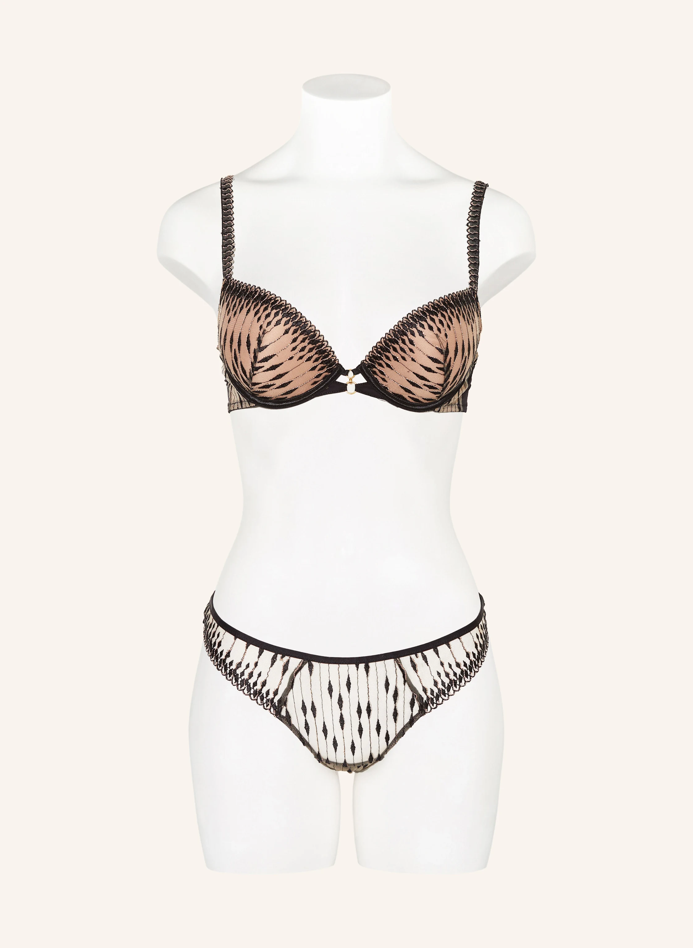 Aubade Push-up-BH VOODOO KISS mit Glitzergarn