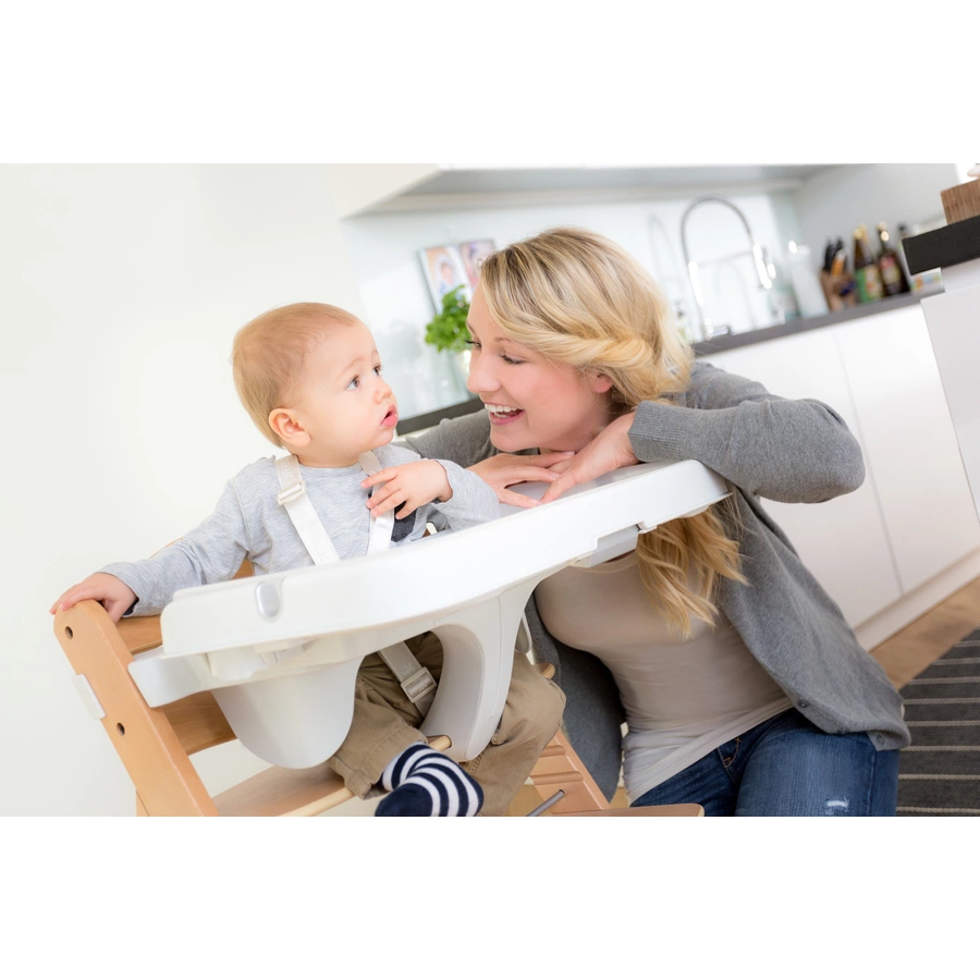 hauck Alpha Esstisch Tray white