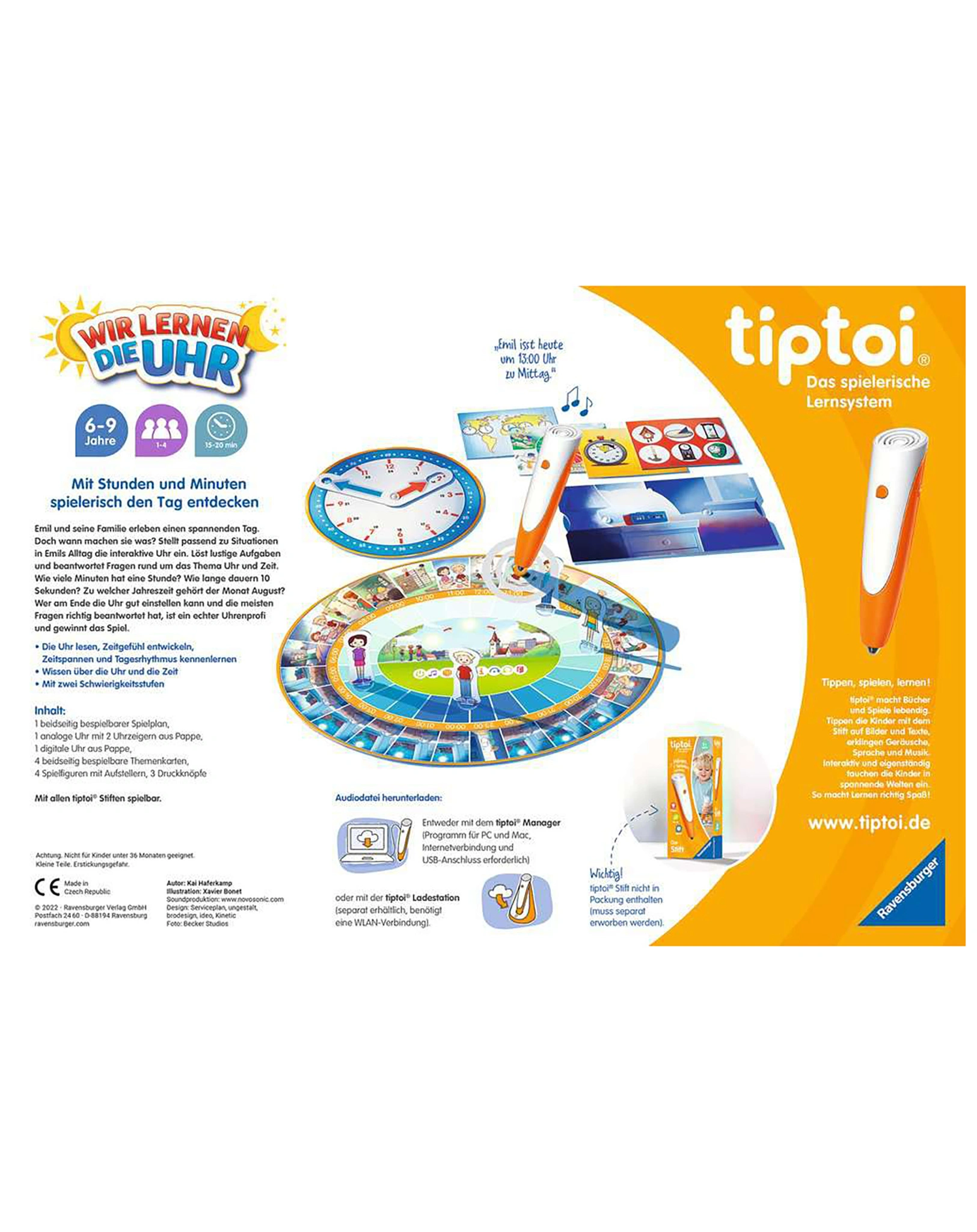 tiptoi® Wir lernen die Uhr