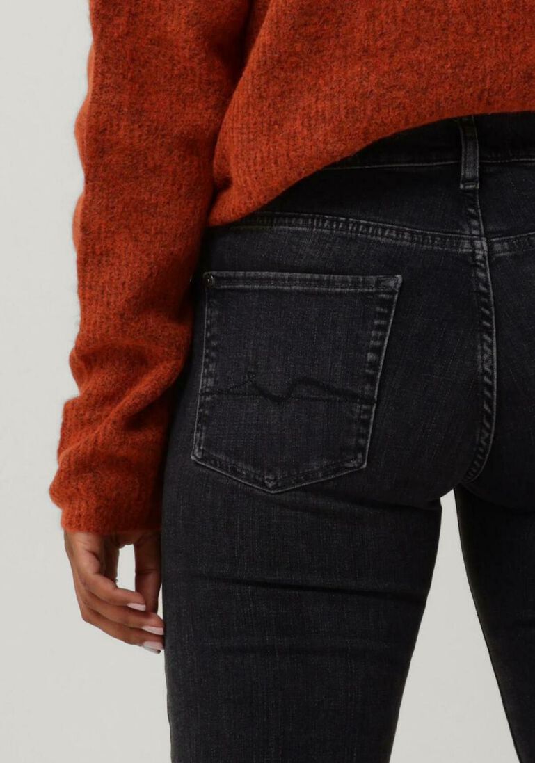 7 FOR ALL MANKIND donkergrijze 7 for all mankind bootcut jeans bootcut slim illusion concrete