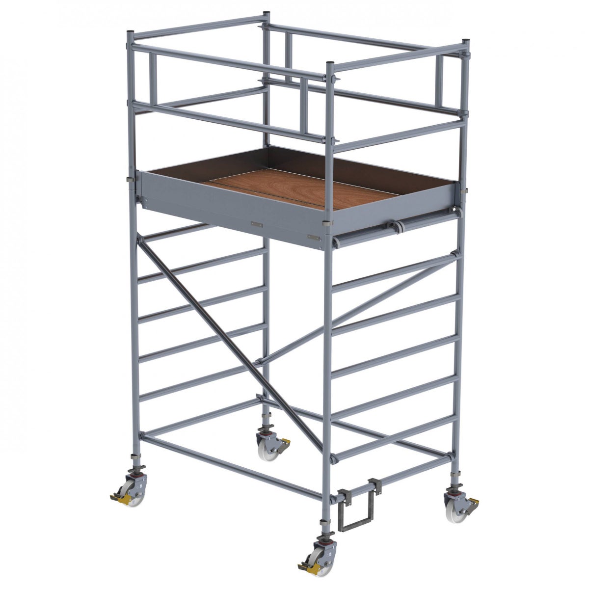 MUNK SG rolsteiger met dubbel platform 1,35x1,80m, platform 4,51m AH