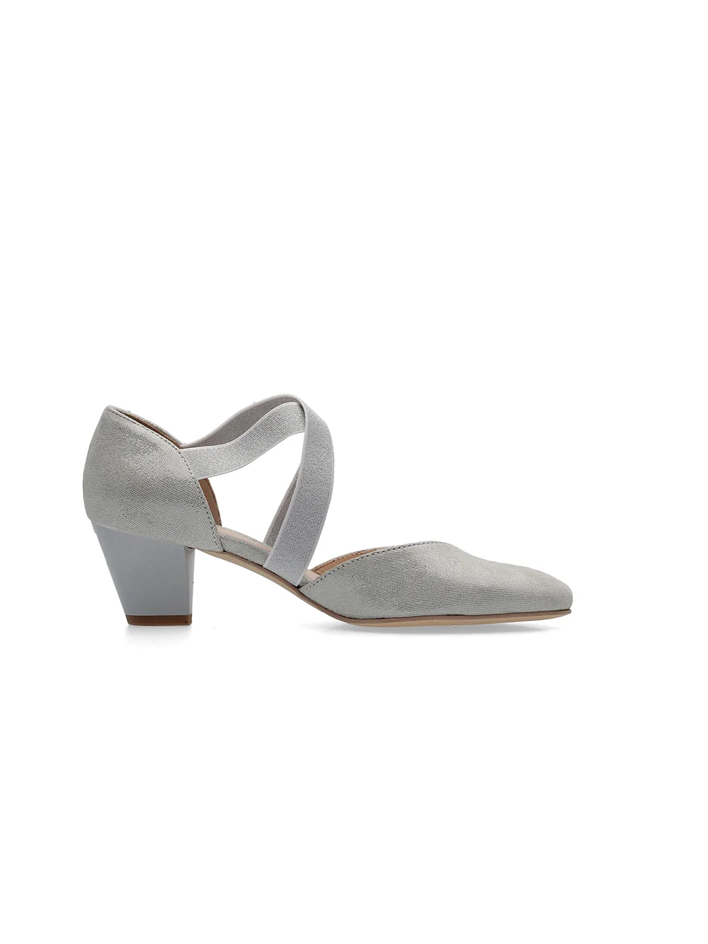 Pumps Toulouse weiß-grau