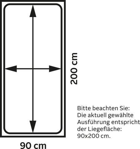 Westfalia Schlafkomfort Boxspringbett mit Schubkästen und Zierkissen