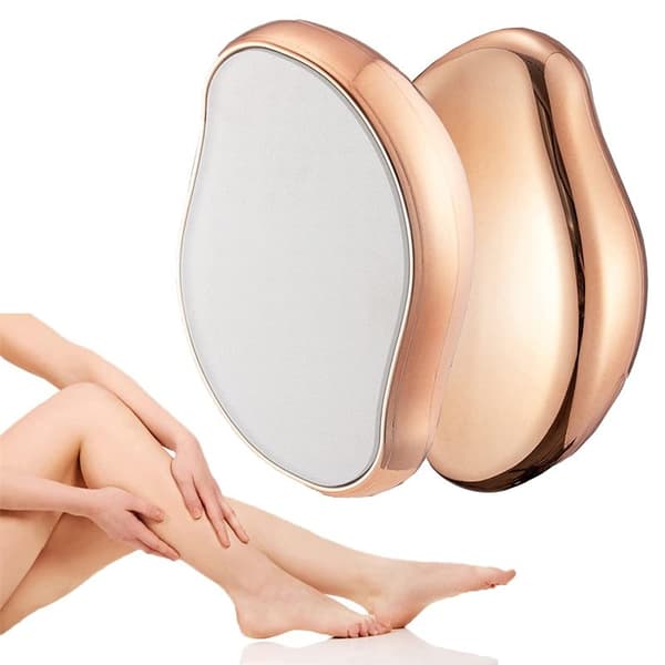 UNIQ Crystal Hair Eraser - Epilator med krystall for Smertefri hårfjerning - Gull
