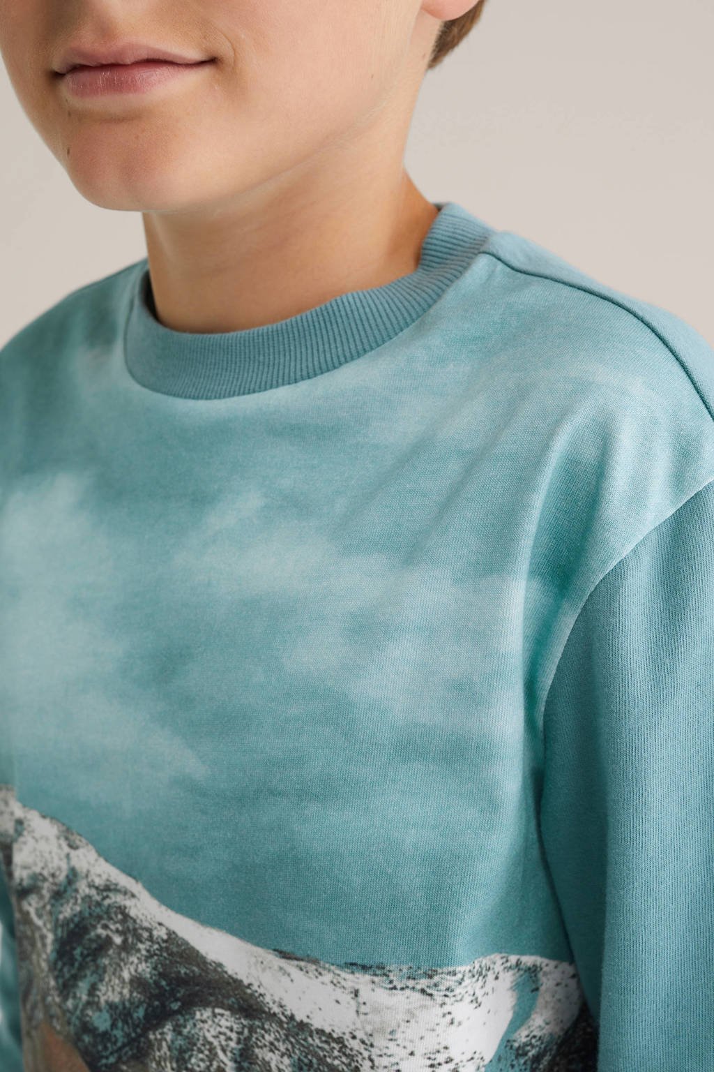 WE Fashion Blue Ridge longsleeve blauw