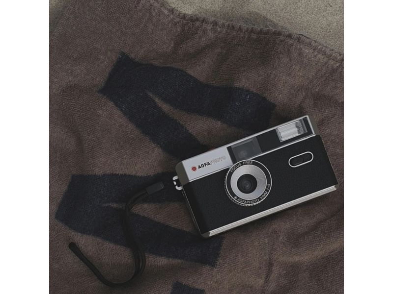 Agfa Analogkamera 35 mm - Schwarz Wiederverwendbare 35 mm Analogkamera
