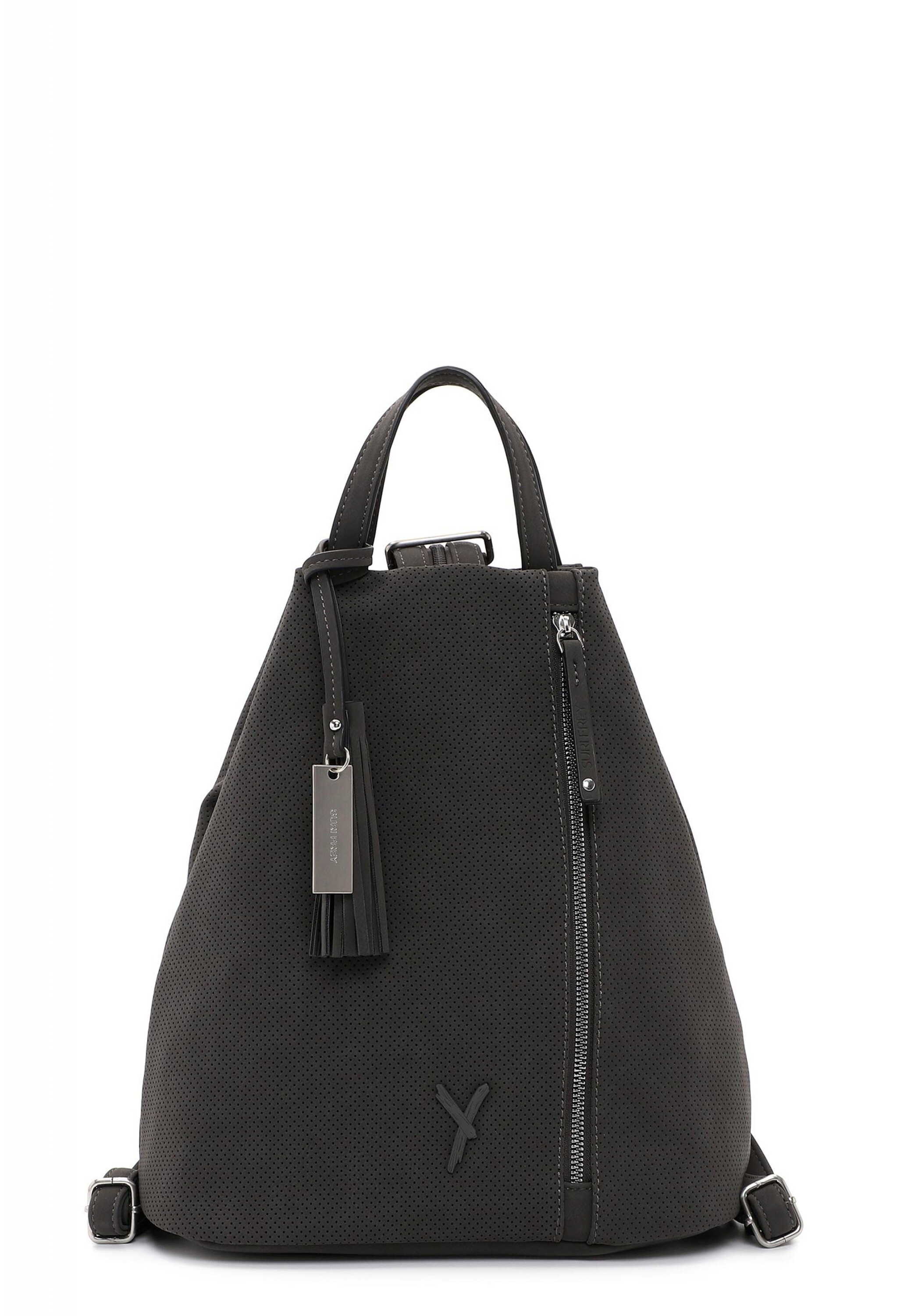 SuriFrey Rucksack dunkelgrau grau