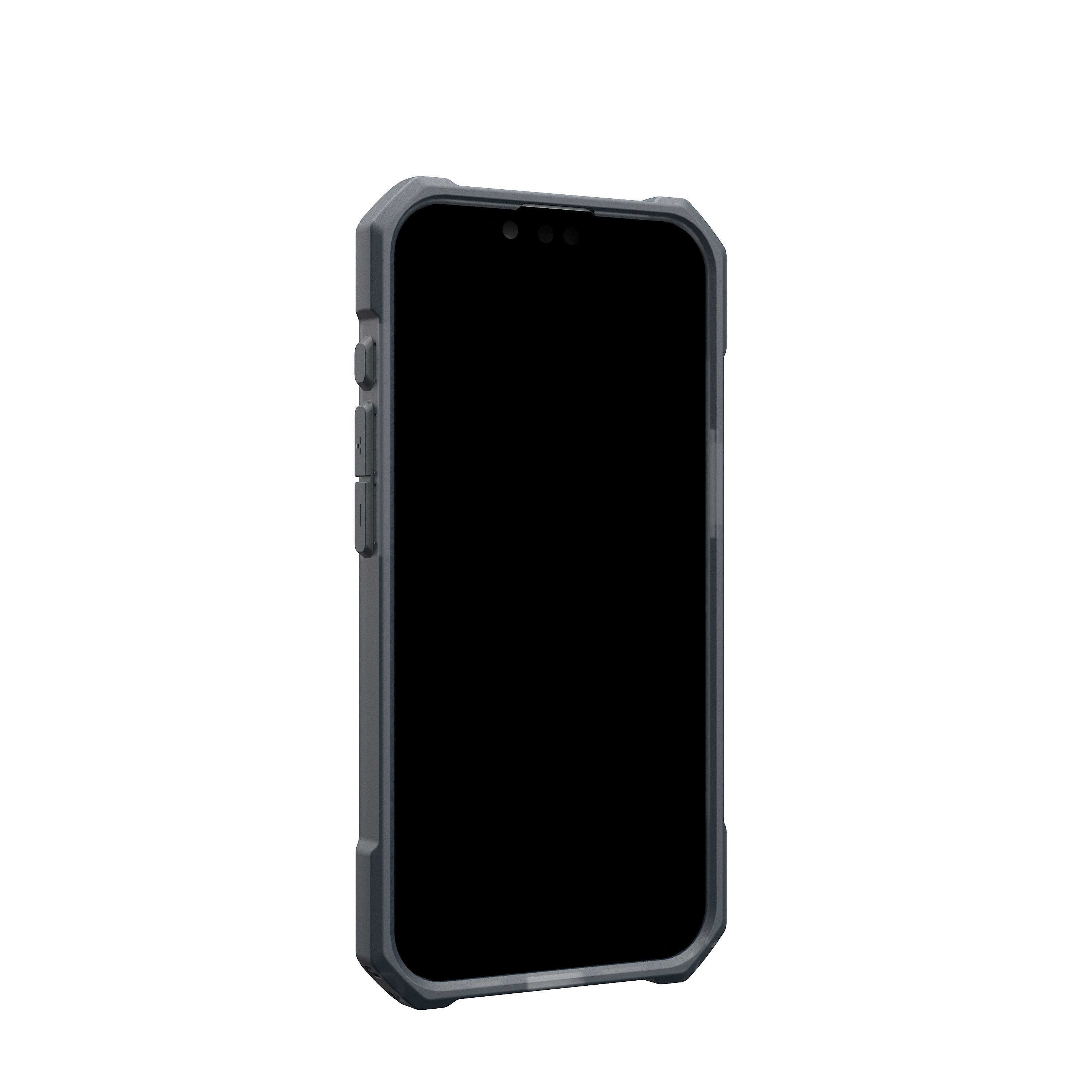 iPhone 16e MagSafe Schutzhülle Essential Armor (114496113131) - Ash (Transparent / Schwarz)