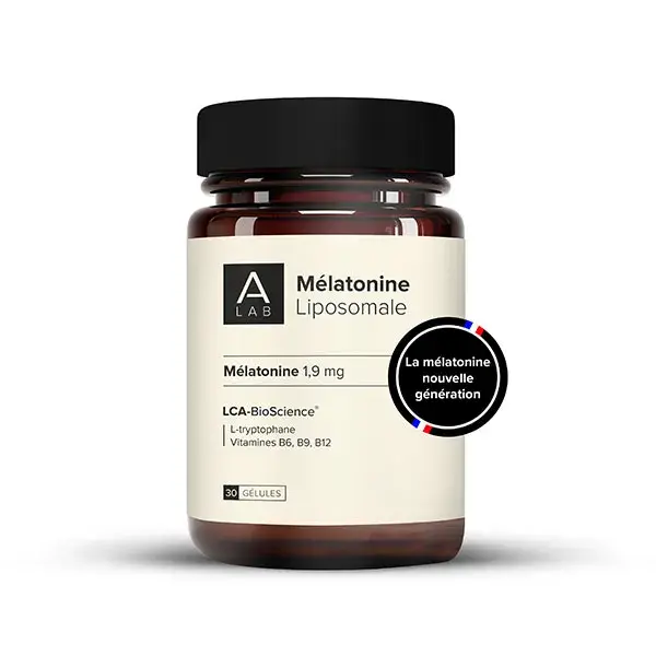 Melatonina Lipossomal A-Lab 1,9 mg - Sono, Jetlag - 30 cápsulas