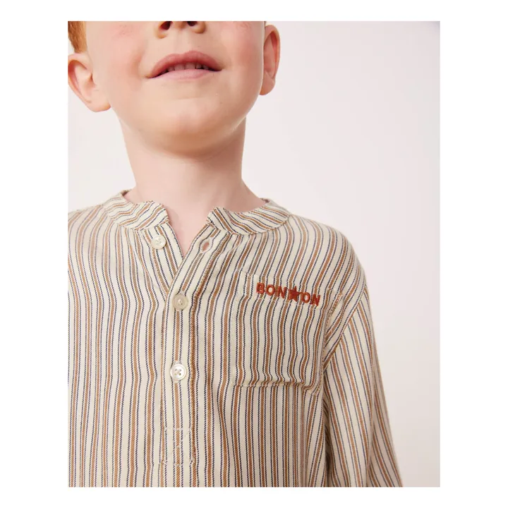 Bonton Kurta Rayée Edgar | Beige