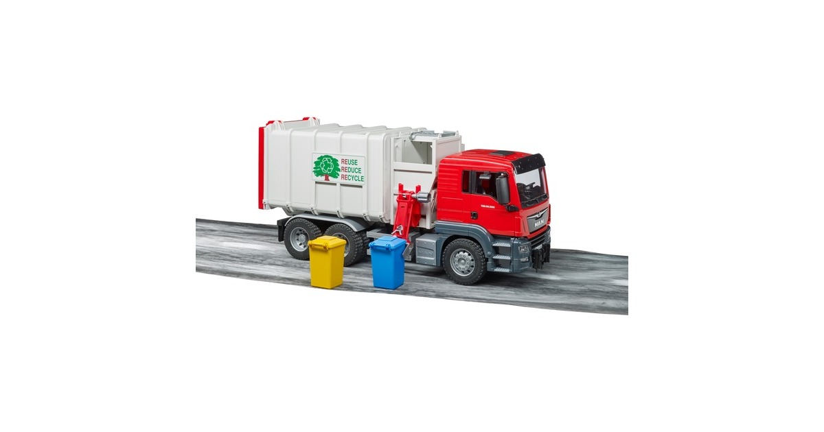bruderMAN TGS vuilniswagen zijlader Modelvoertuig  (03761)