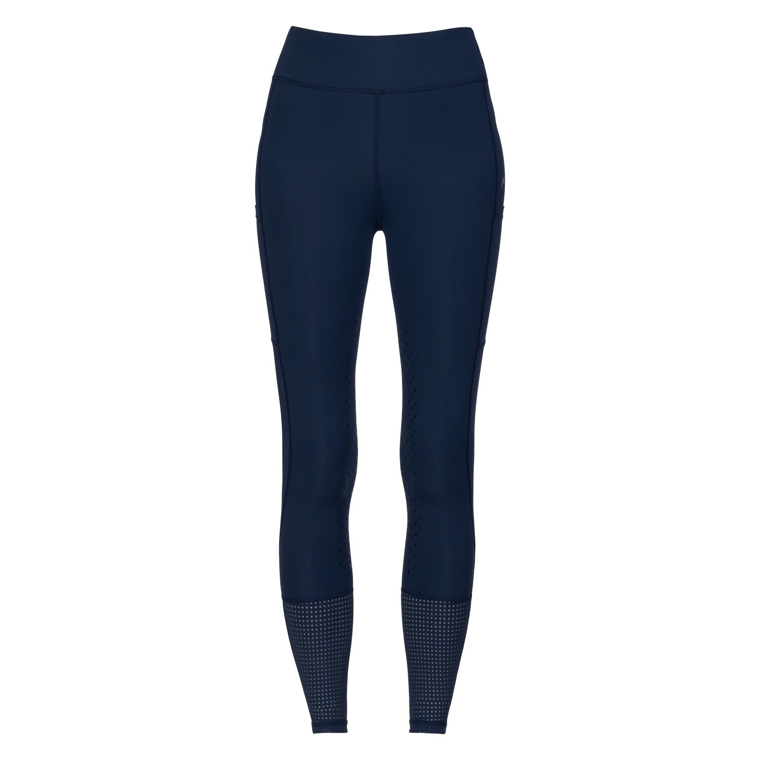 black forest Grip-Halbbesatz-Reitleggings mit Mesh  - navy