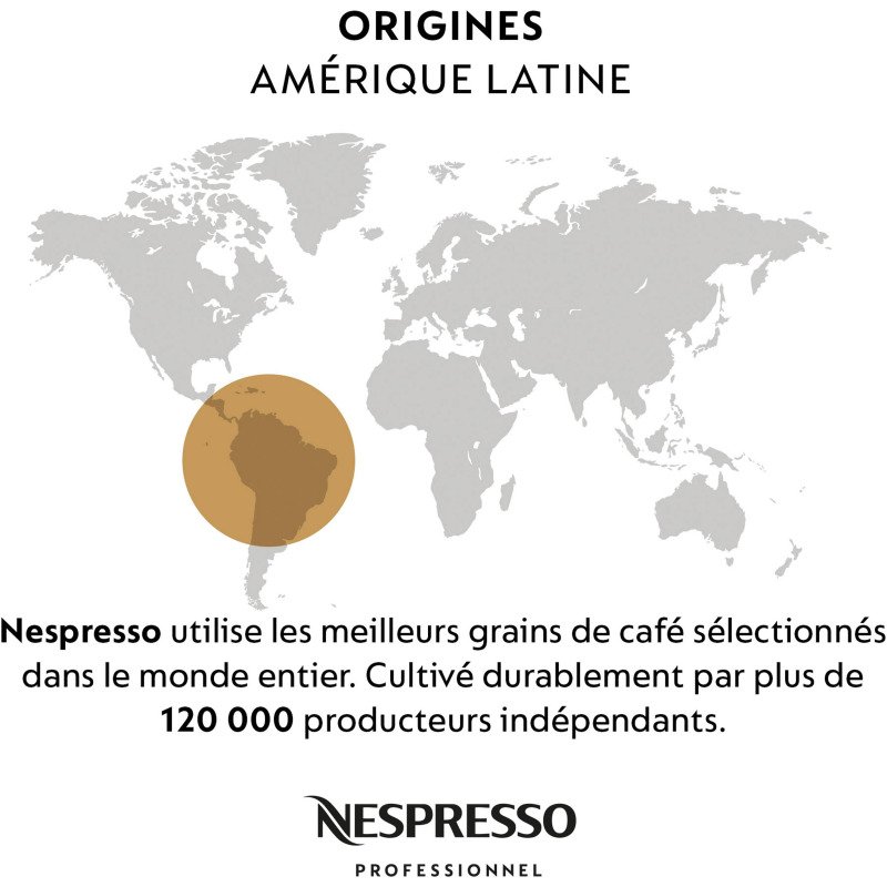 Capsule de café Nespresso Professionnel Forte Extra  - Boîte de 50