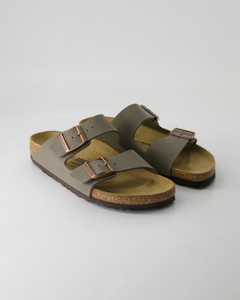 Birkenstock Arizona Pantoletten in Grau