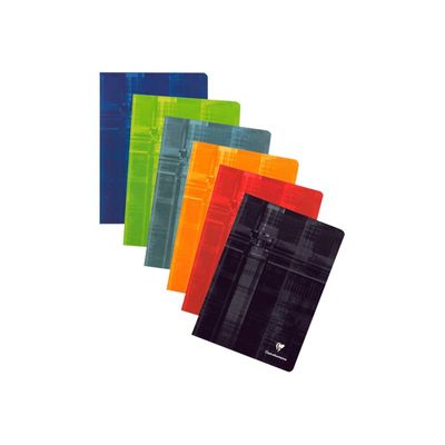 Clairefontaine - Cahier A4 (21x29,7 cm) - 192 pages - grands carreaux (Seyes) - disponible dans différentes couleurs