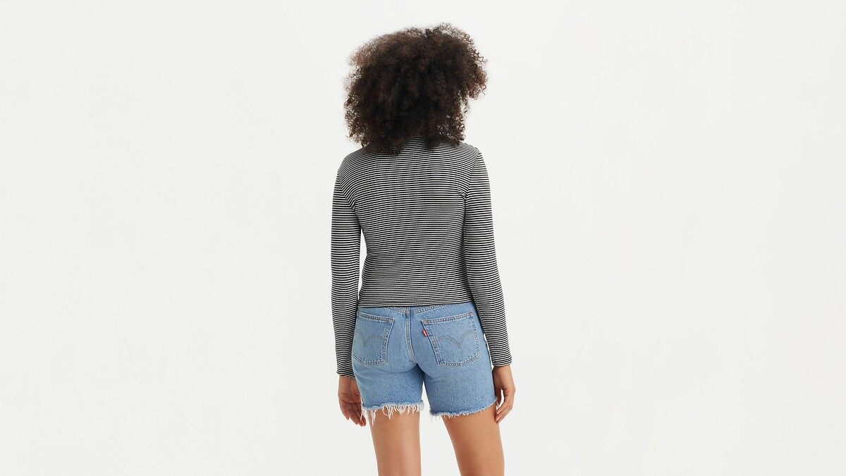 Camiseta de manga comprida com decote em V da Levi's