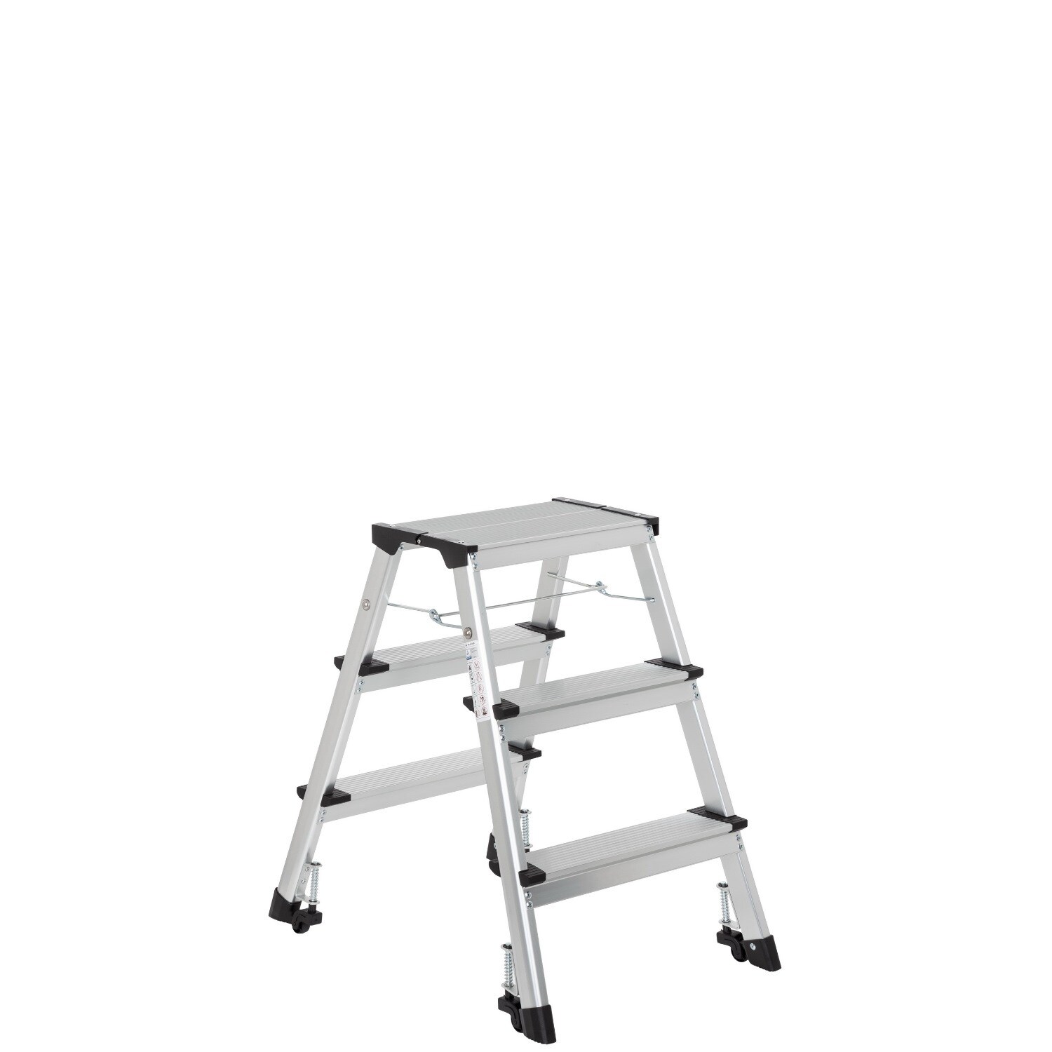 Klappleiter SOLID IV Aluminium hjh OFFICE