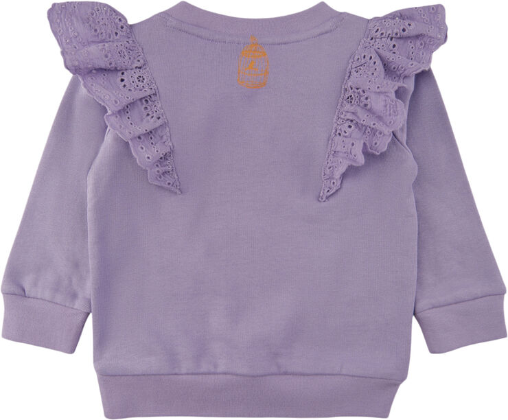 Soft Gallery SGBMELANIE L_S SWEATSHIRT Violet tulip