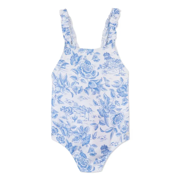 Tartine et Chocolat Maillot 1 pièce à Fleurs | Bleu
