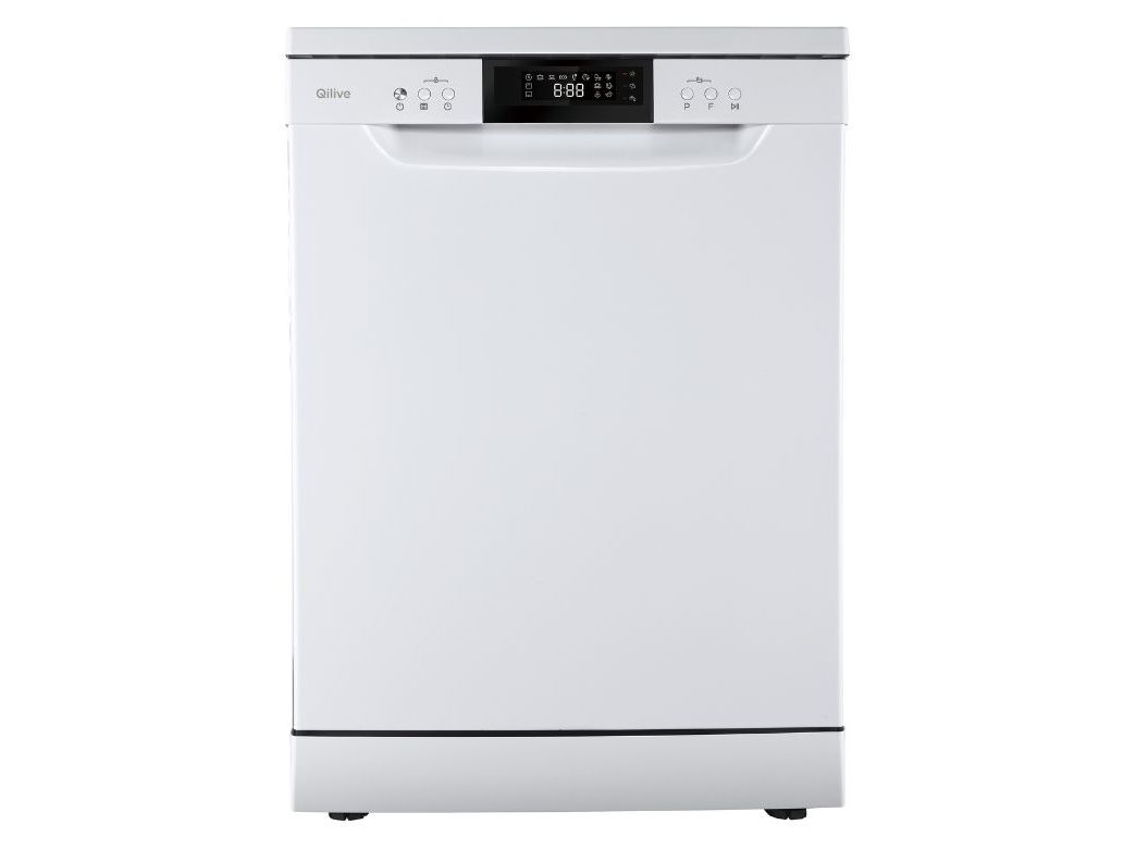 MÁQUINA DE LAVAR LOIÇA QILIVE Q.6347 BRANCA C 14 CONJUNTOS