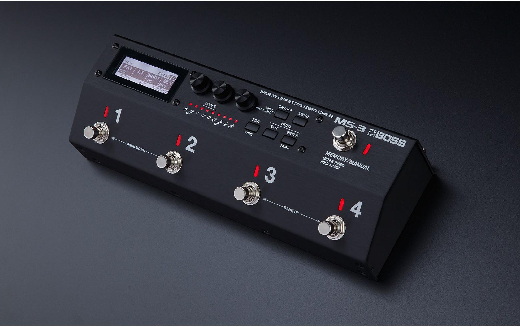 Pedal MS-3<br>Die Weiterentwicklung des Pedalboards