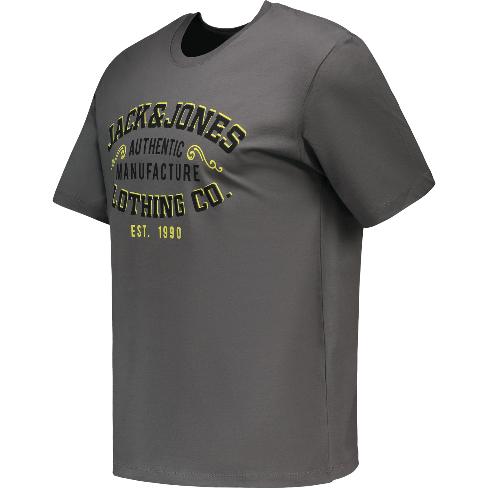 Jack&Jones Herren-T-Shirt Logo L, grau