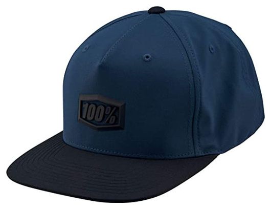 Casquette Snapback Entreprise 100% Bleu / Noir