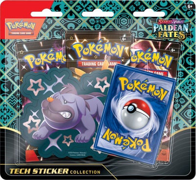 Pokémon Scarlet & Violet Paldean Fates Tech Sticker Collection Samlekort Blandet