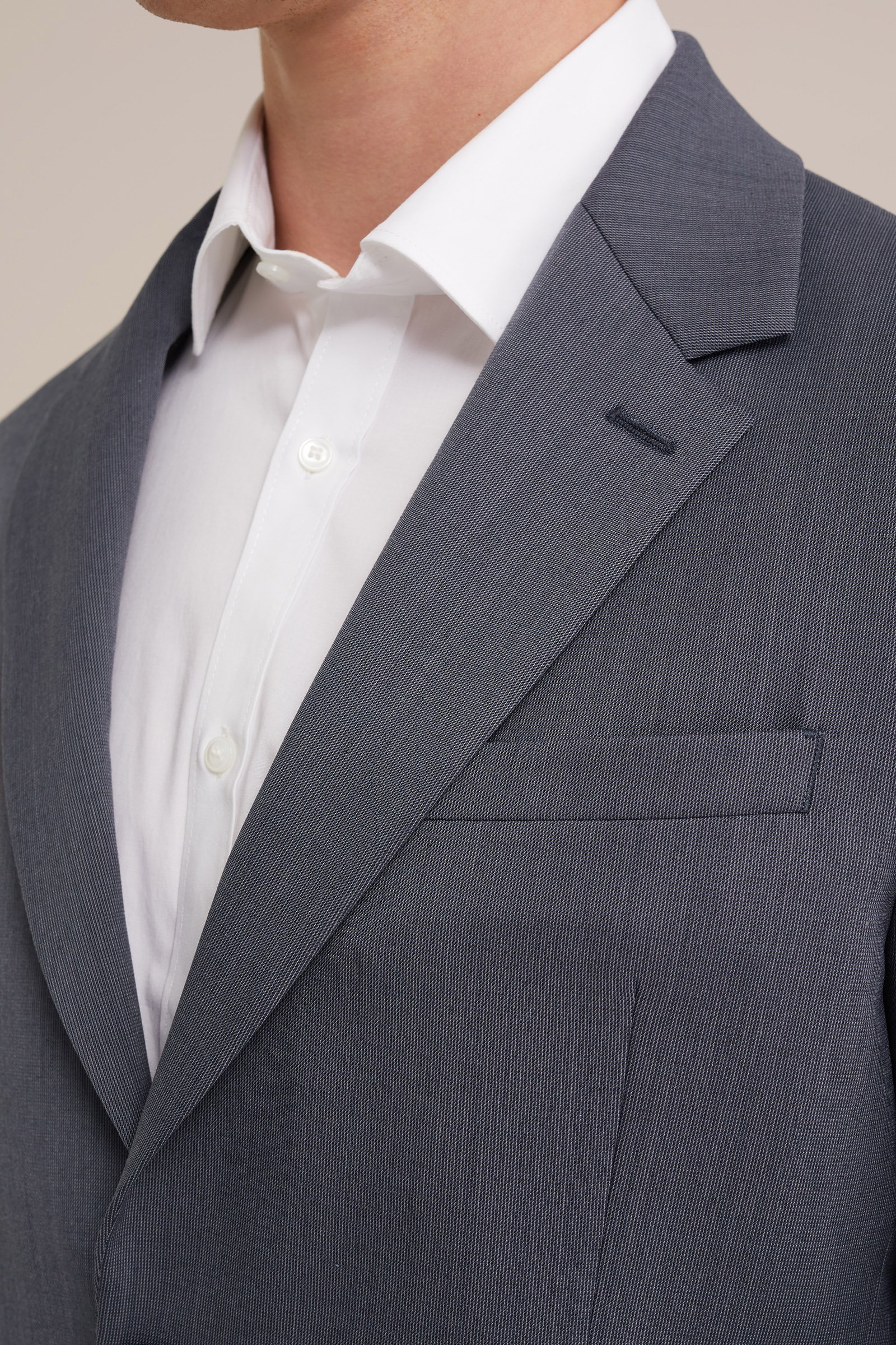 slim fit premium blazer WE Fashion Grijs