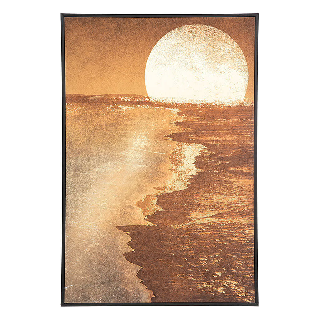 Toile imprimée soleil 60x90cm
