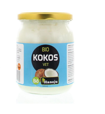 Hanoju Kokosolie Geurloos Bio (500 ml)