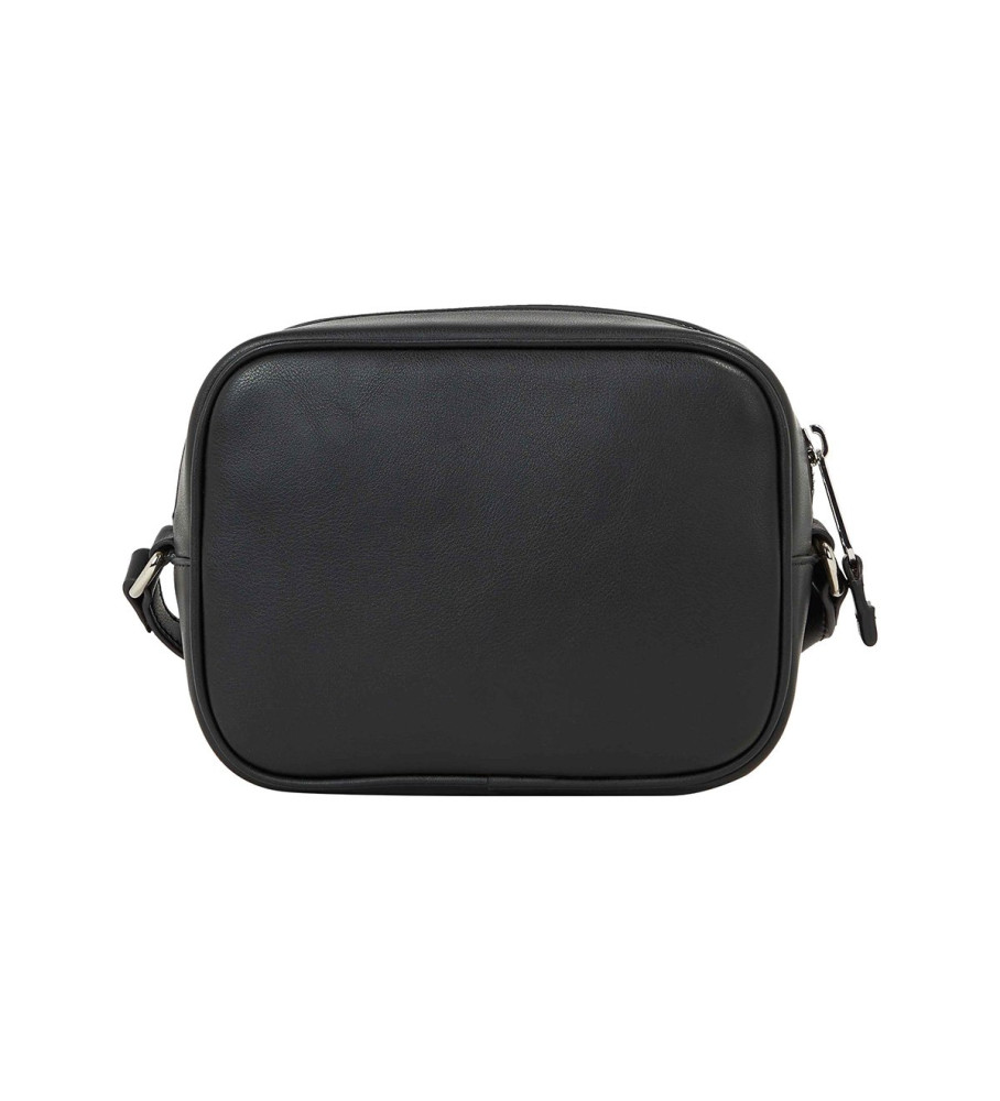 Bolsa transversal Tommy Jeans Essential com logotipo metálico preto