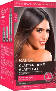 KATIVA Xtreme Care Haarglättung ohne Glätteisen